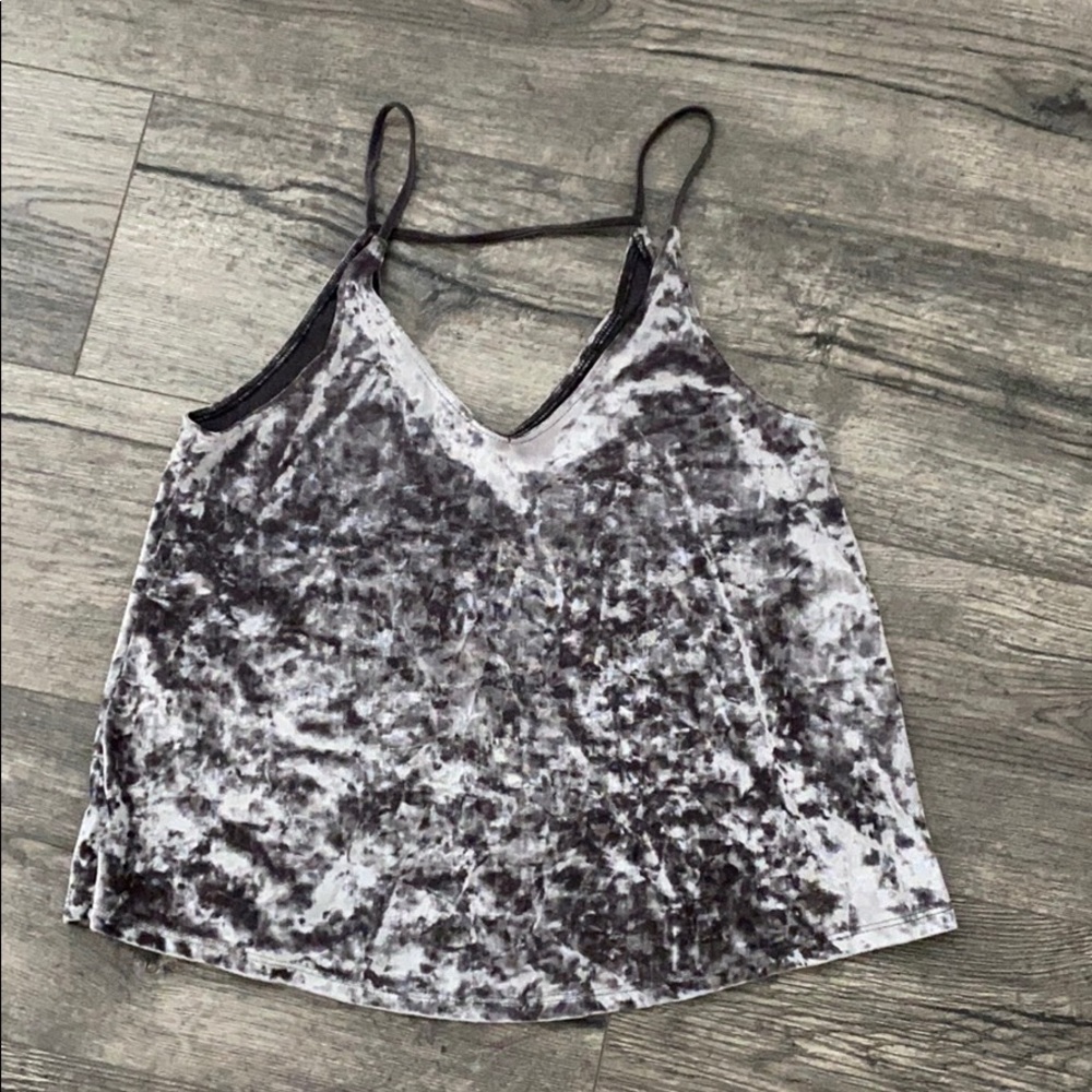 American Eagle Crushed Velvet Tank